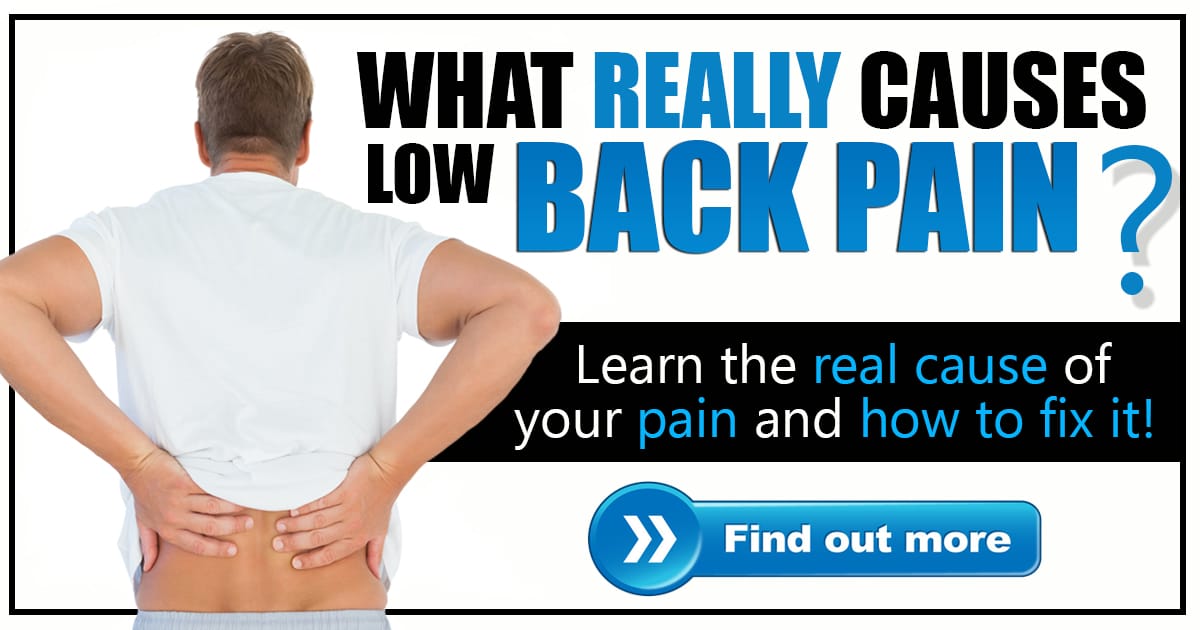 Promotional Blog Graphic for Low Back Pain Solved