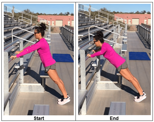 push-ups - Bleacher Exercises for a Full-Body Workout