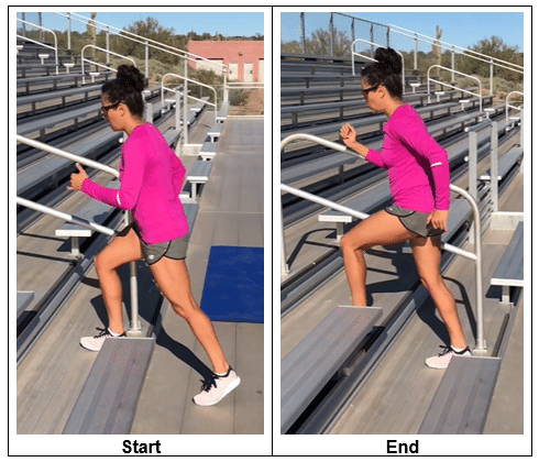 stair climbing - Bleacher Exercises for a Full-Body Workout