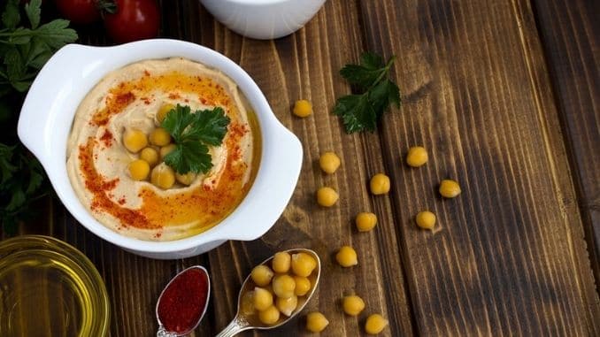 Hummus-white-plate - Delicious Superfood Recipes