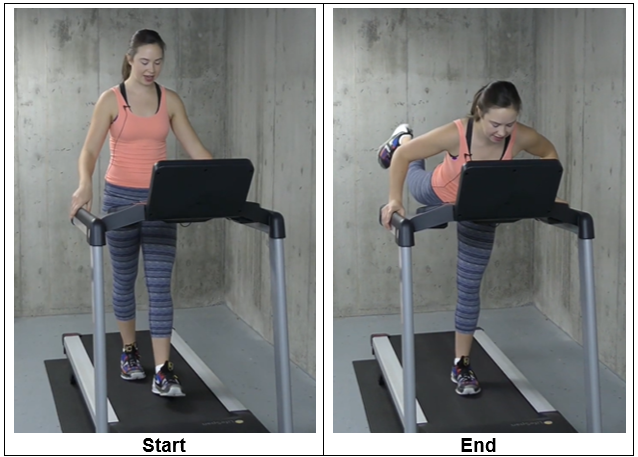 single-leg hip hinge - Exercises to Spice Up Your Treadmill Routine