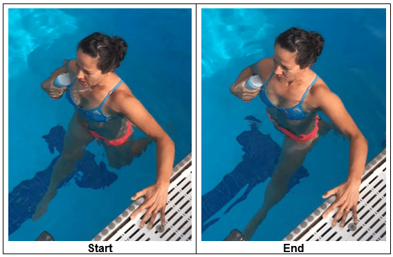 vertical kicking - Water Exercises for Hip and Knee Rehabilitation