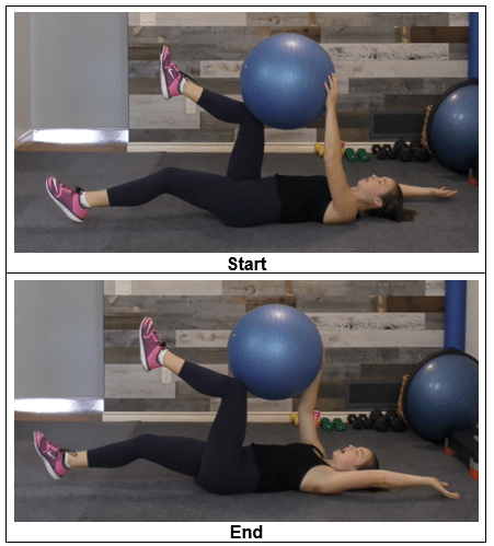 dead bugs - Stability Ball Exercises for an Insanely Strong Core