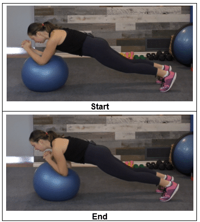 plank saws - Stability Ball Exercises for an Insanely Strong Core