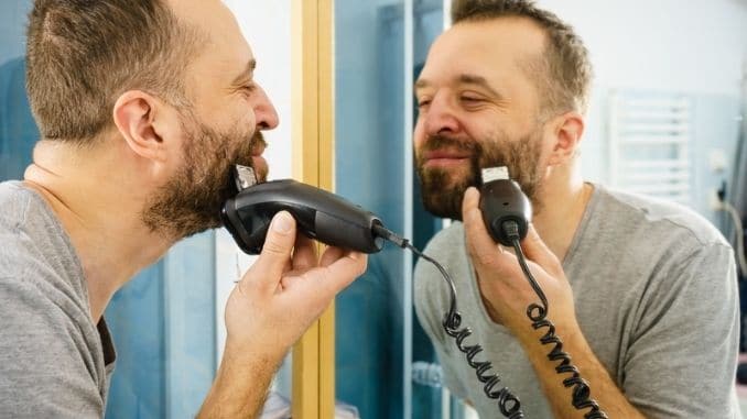 trimming-his-beard - Best Christmas Gifts for Your Husband
