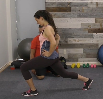Bad Lunge Exercise