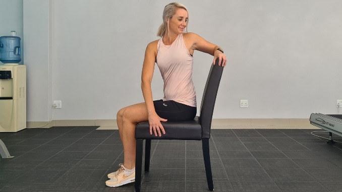 Chair Spinal Twist