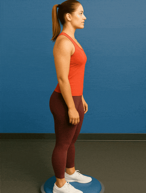 Squats - Bosu Upper Body Exercises