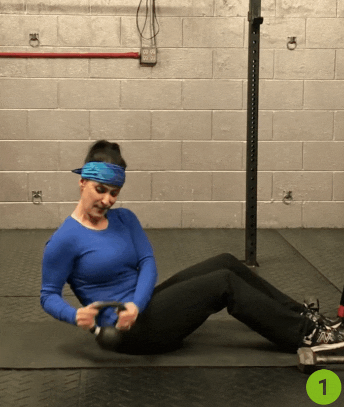 Twist Holding the Dumbbell
