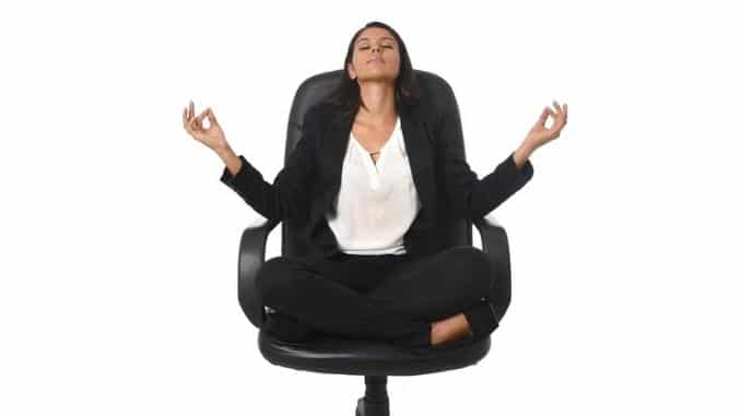 4 Yoga Poses You Can Do from Your Desk Chair