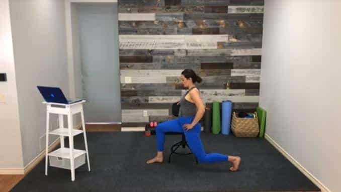 Seated Lunge 1