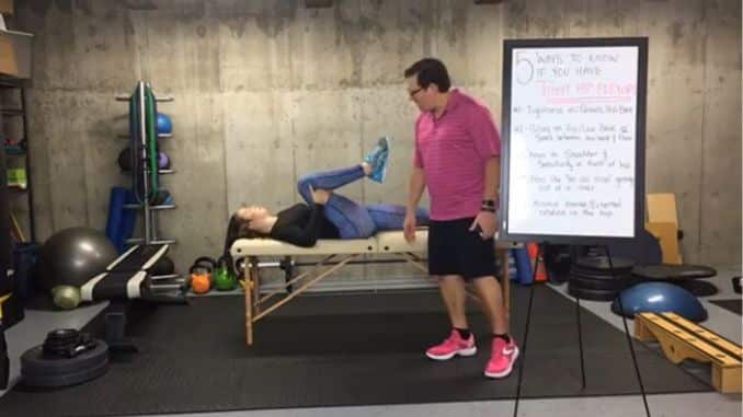 Knee to shoulders and sensitivity in front of the hip- how to know if you have tight hip flexors