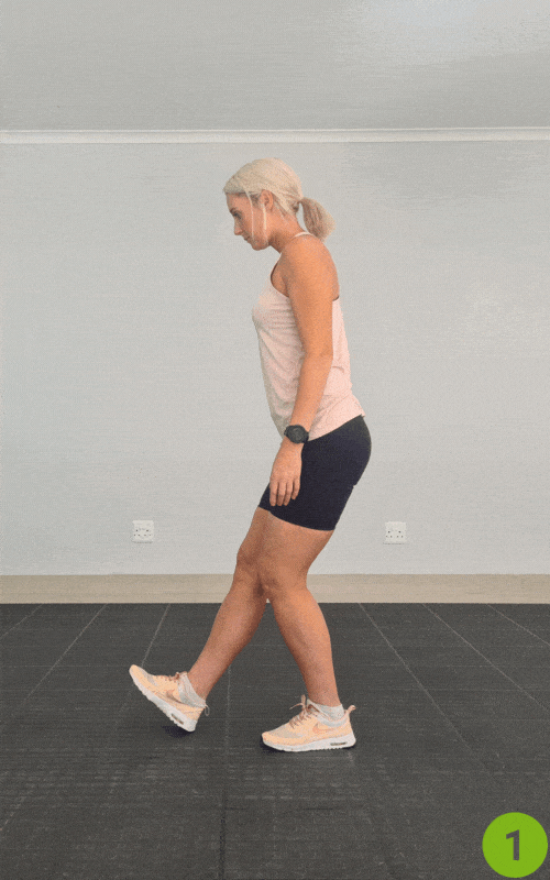 standing Hamstring Stretch - tight hips lower back pain