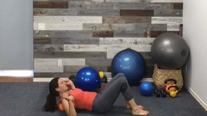 Stability Ball Exercise: Variation 2