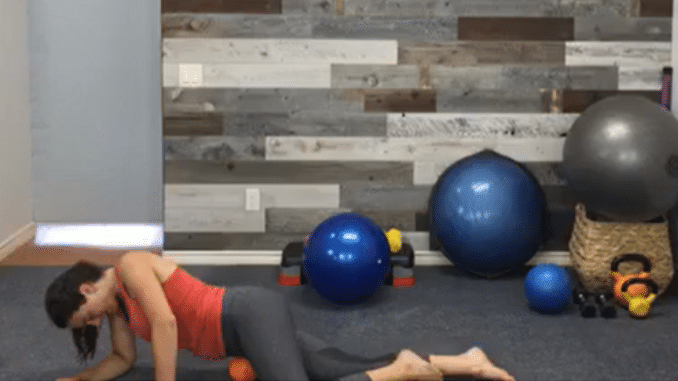 Hip Flexors Stretch_Stability Ball Exercises