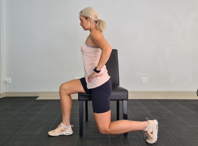 Side Lunge - Chair Exercises for Seniors