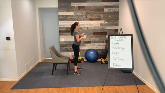 Benefits of Chair Exercises: Squats