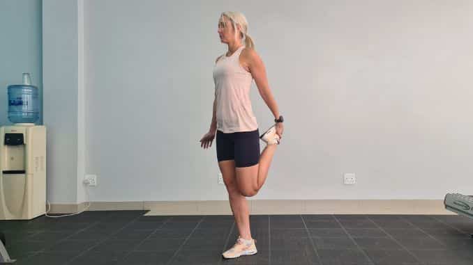 Standing Quad Stretch- How to Loosen Tight Quad Muscles
