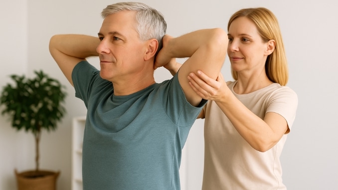 Chest Muscle Stretch - Parkinson's Disease Exercises