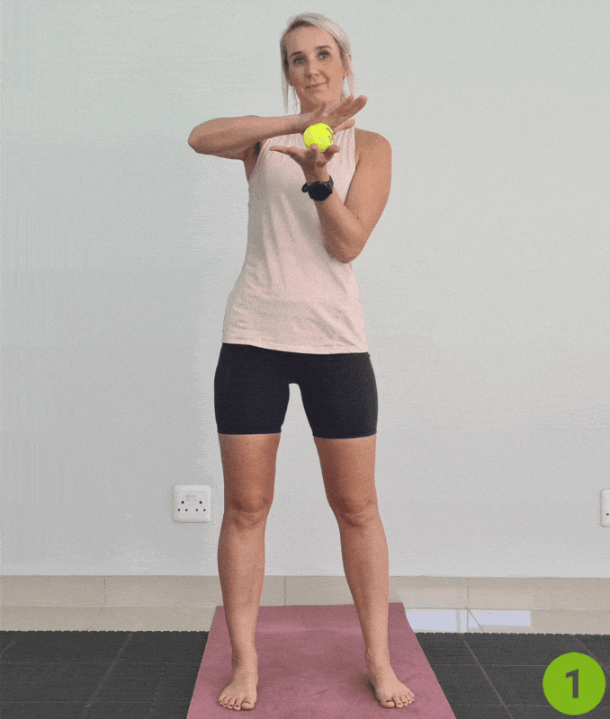 Palm Roll - Massage Ball Exercises
