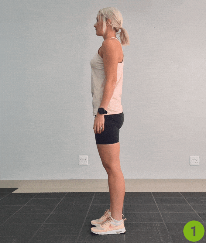Standing Hip Flexion - Dislocated Hip Exercises