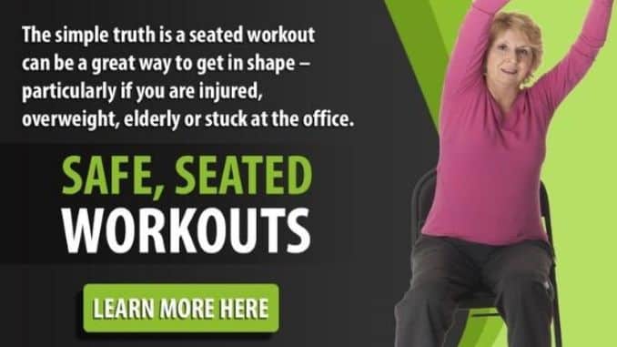 Safe Strong Seated Workout - Ankle  Wrist Weight Edition