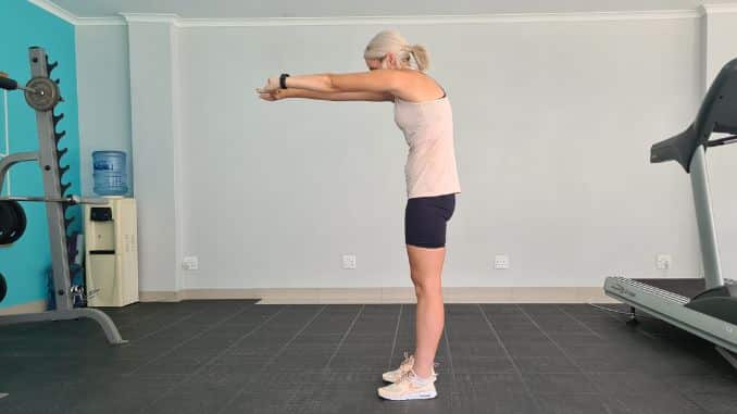 Back Stretches Variation 1 Lateral view