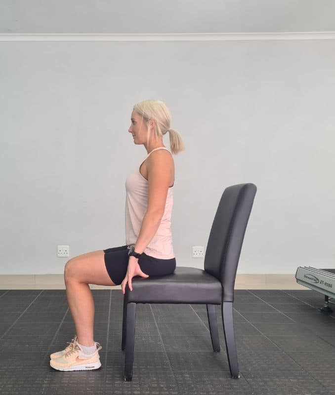 Runners Knee Exercise-Leg extension in Sitting 1 Start