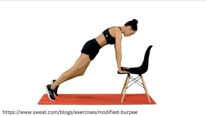 Modified Burpee 3 - Exercises For Injuries