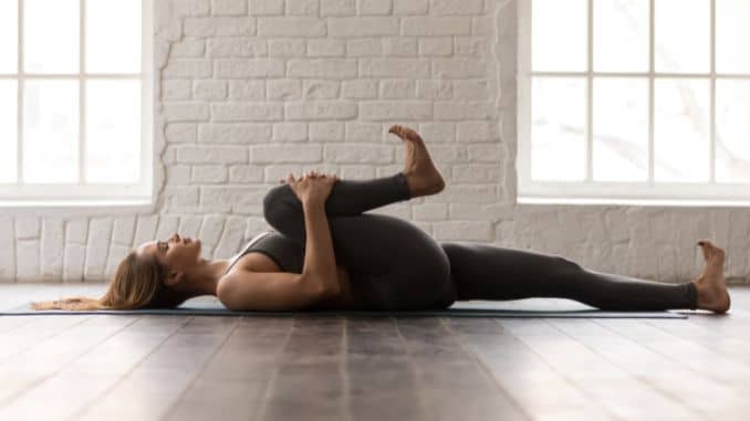 Stretches To Relieve Hip Pain-Supine Knee-to-Chest