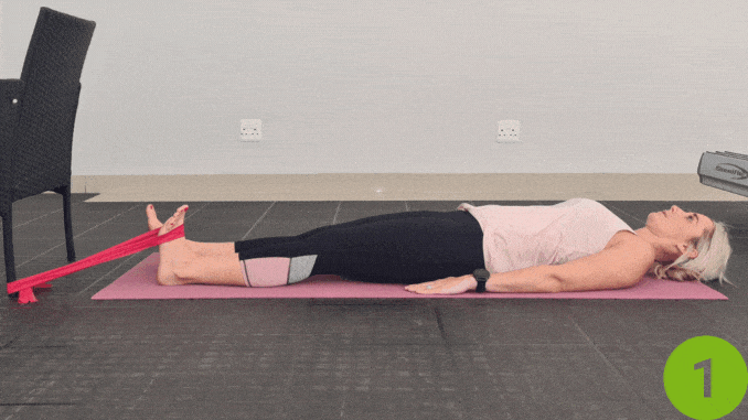 Banded Hip Flexion - Sports Hernia Rehab Exercises