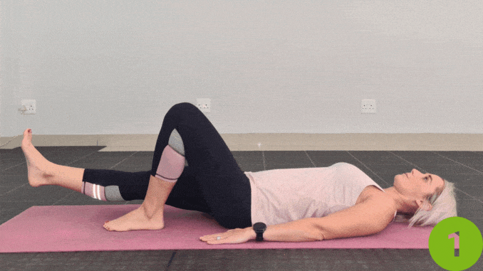 Glute Bridge Leg Lifts