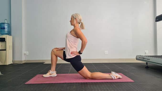 Lunge - Hip Flexor Stretch - Posture Correction Exercises