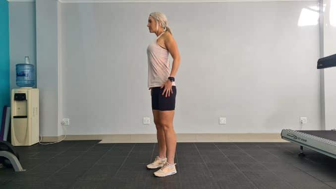Shoulder Shrug - end - Best Scoliosis Exercises