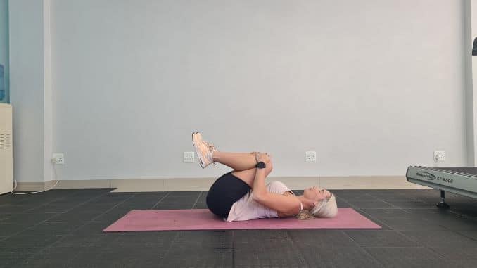 Hip and lower back stretch (for spinal stenosis)