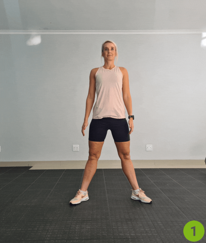 deep squat stretch