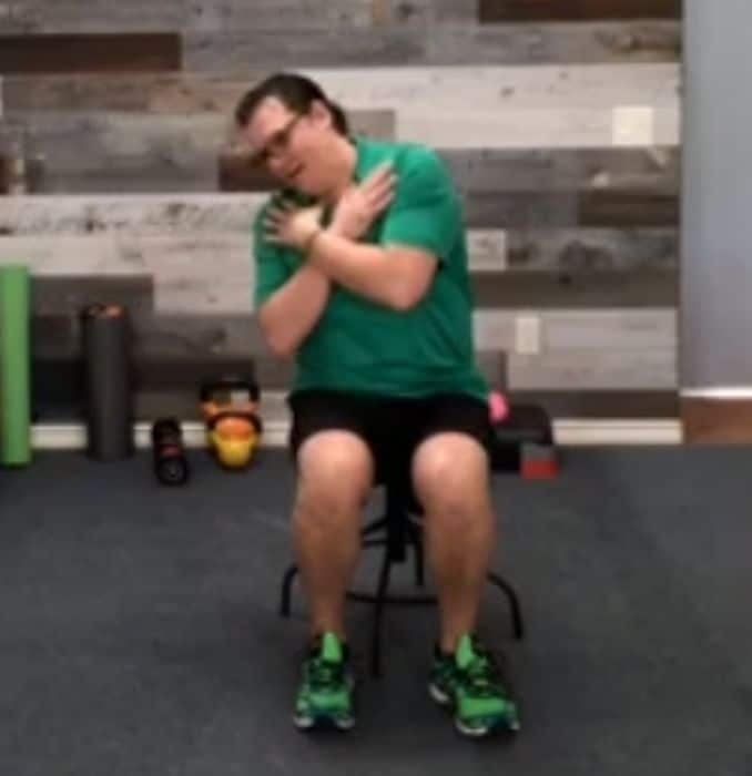 Seated Twist with Side Bend 4