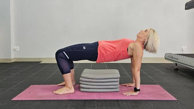 Reverse Tabletop Pose - end - Tight Hips