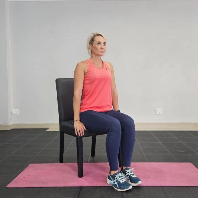Seated Knee Lifts 1