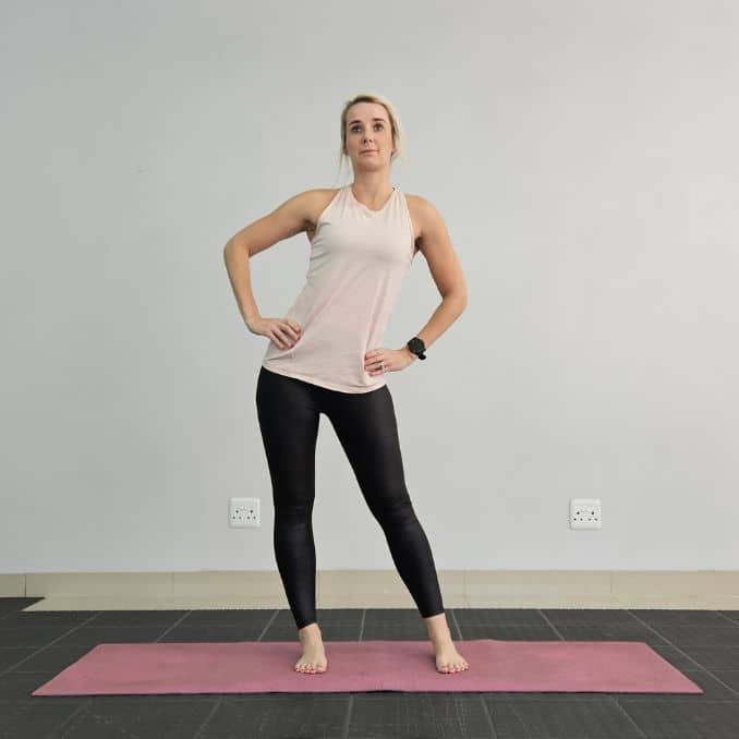 hip circles - mid - Fabric Resistance Bands