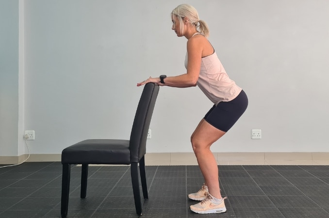 Semi Squat - Exercises to Strengthen Knees