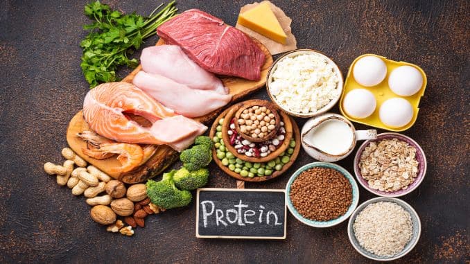 healthy-food-high-in-protein - Building Shoulder Muscles