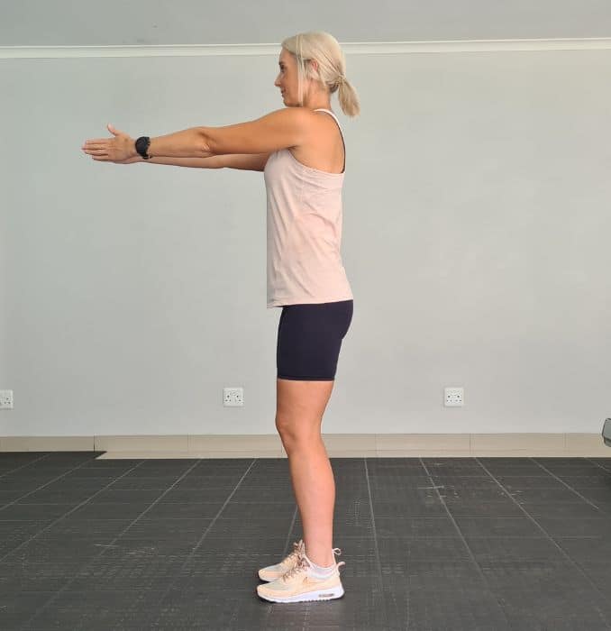 Shoulder Twist start - Shoulder Workout Routine