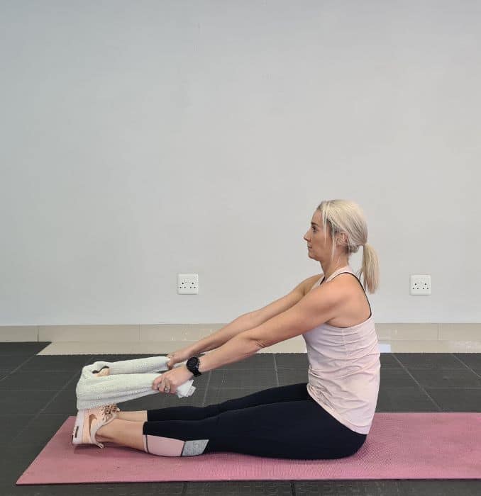 Achilles Tendon Seated Stretch 1