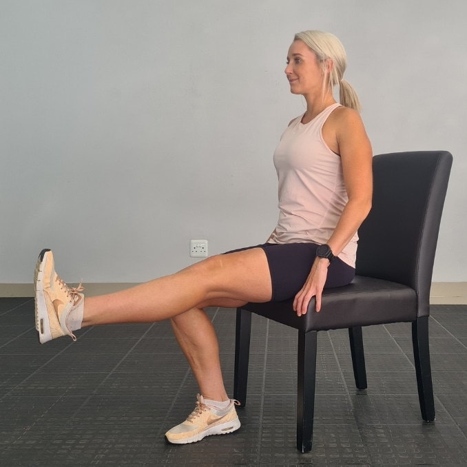 Seated Leg Extension - Knee Strengthening Exercises