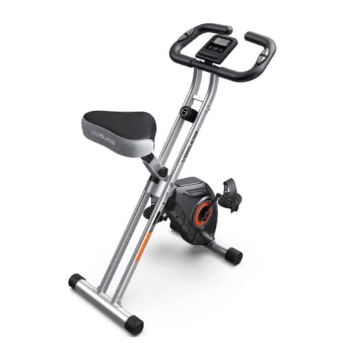 Exerpeutic Folding Magnetic Upright Exercise Bikes