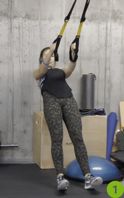Dish Towel Row- back strengthening exercises