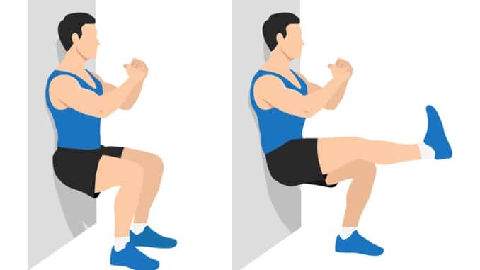 Wall Sit to Pistol - Pistol Squat Form