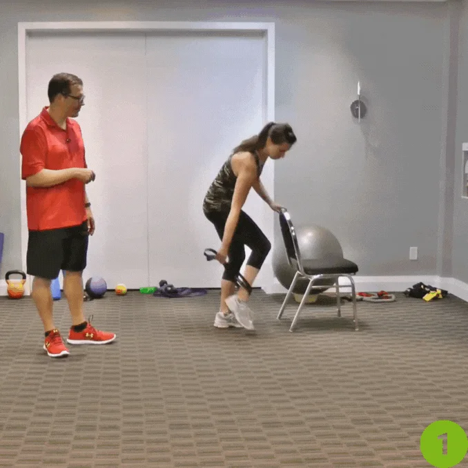 Light Quad Stretch (Using Loop Tubing or Rope)