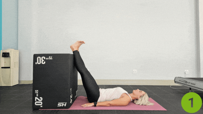 Hamstring Wall Stretch